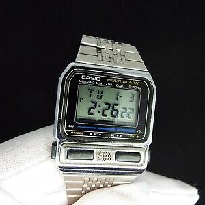 Vintage CASIO DIGITAL VINTAGE WATCH MULTI ALARM BA-200 462 80s LCD 