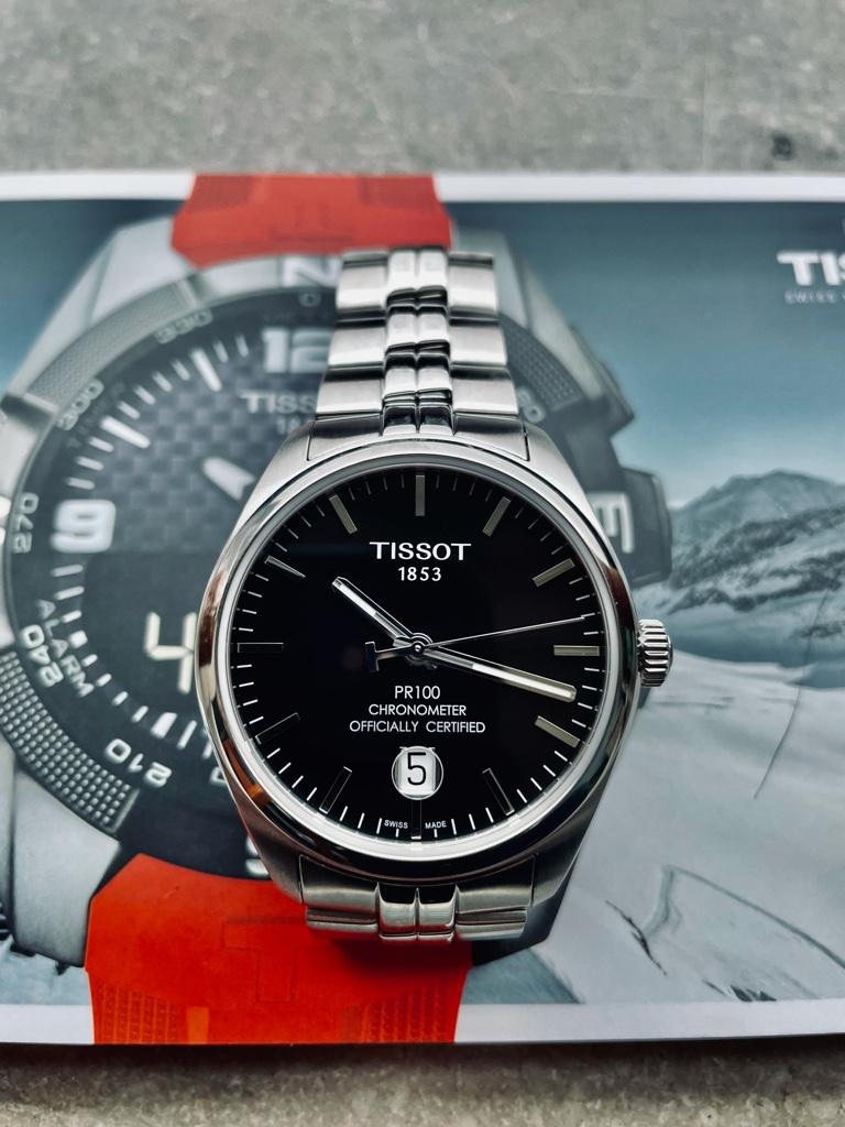 Tissot pr100 2024 chronometer officially certified