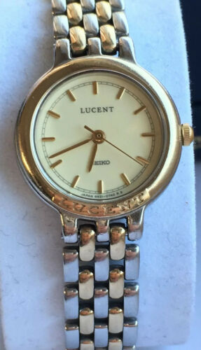 VINTAGE LADIES SEIKO LUCENT QUARTZ WATCH 4N21 0350 JDM JAPAN 50.3