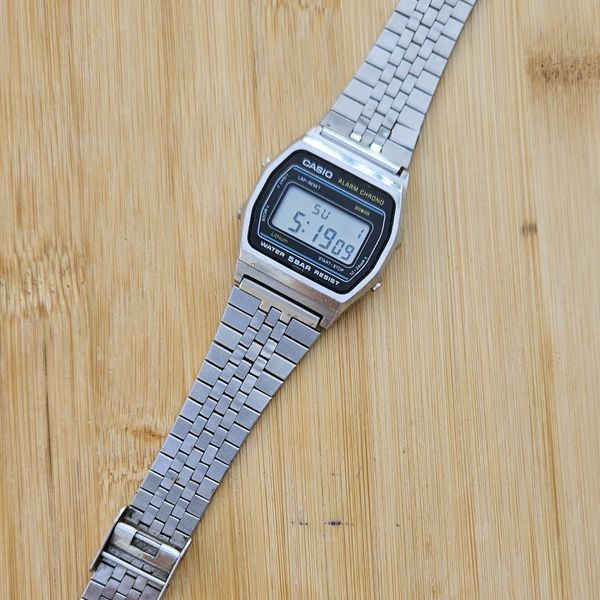 Casio W-31 Vintage 80s Japan All Stainless Steel Watch Working Module ...