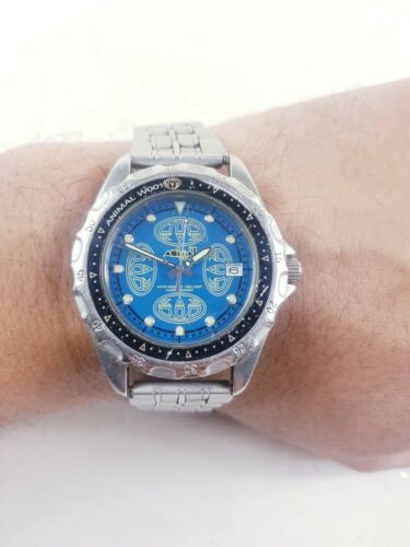 【レア】Animal アニマル　腕時計　W001 Animal W001 Original Retro Sports Watch Blue 90's (RARE
