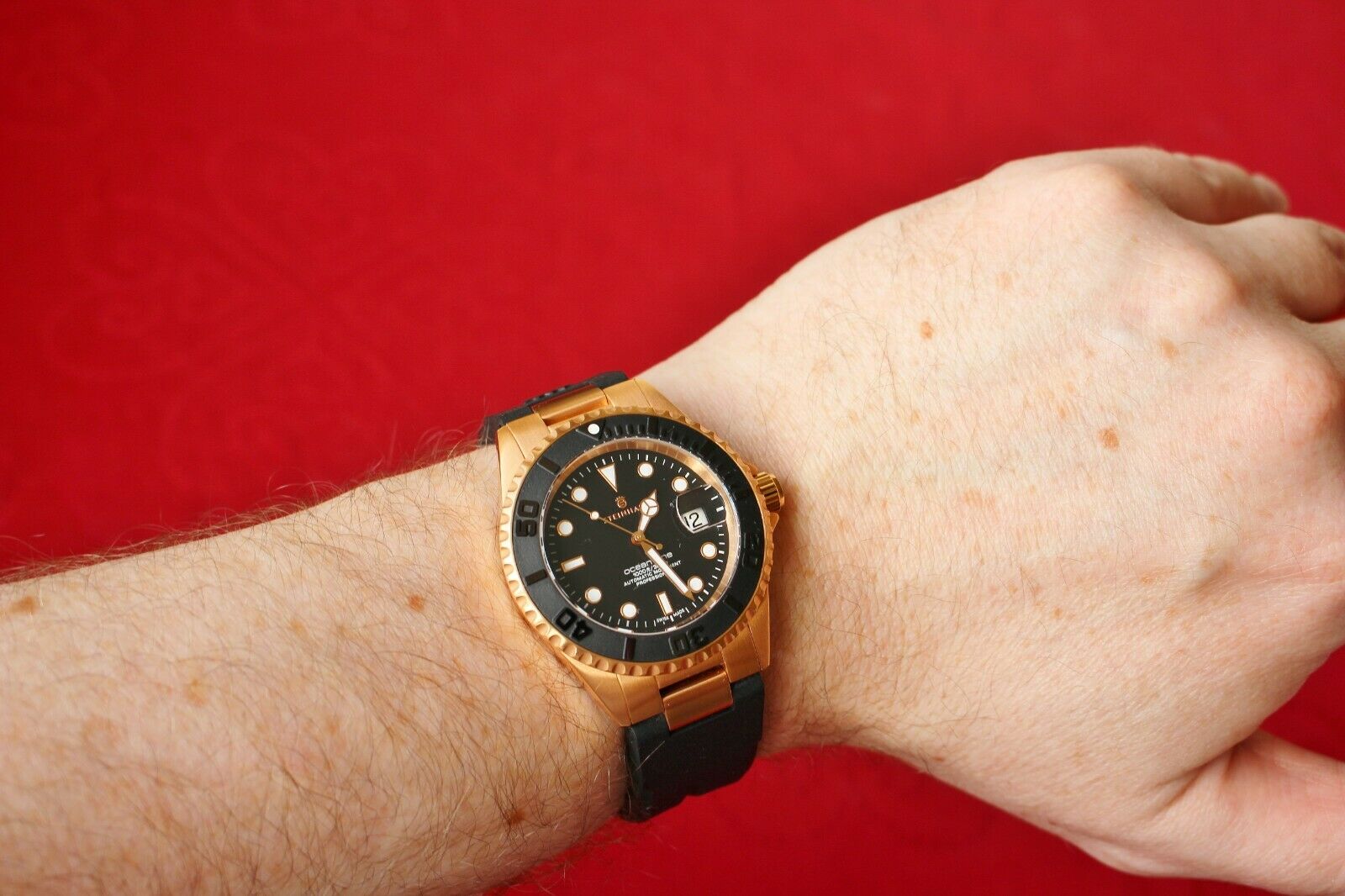 Steinhart ocean one discount pink gold 42mm