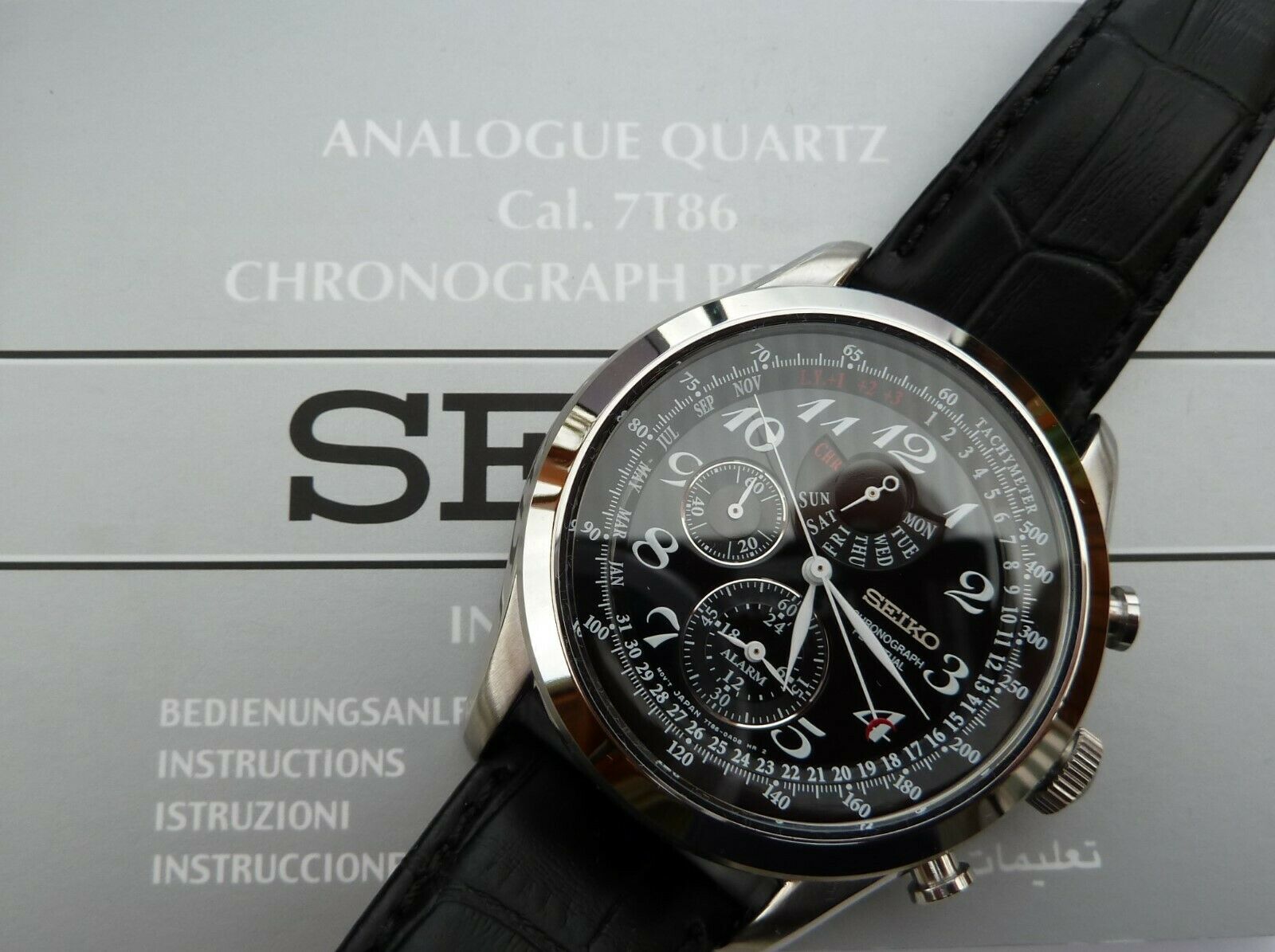 SEIKO 7T86-0AC0 Chronograph Perpetual | WatchCharts Marketplace