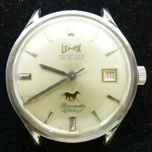 VINTAGE LENOX RACEMASTER 25 JEWELS AUTOMATIC MEN'S WATCH WatchCharts Marketplace