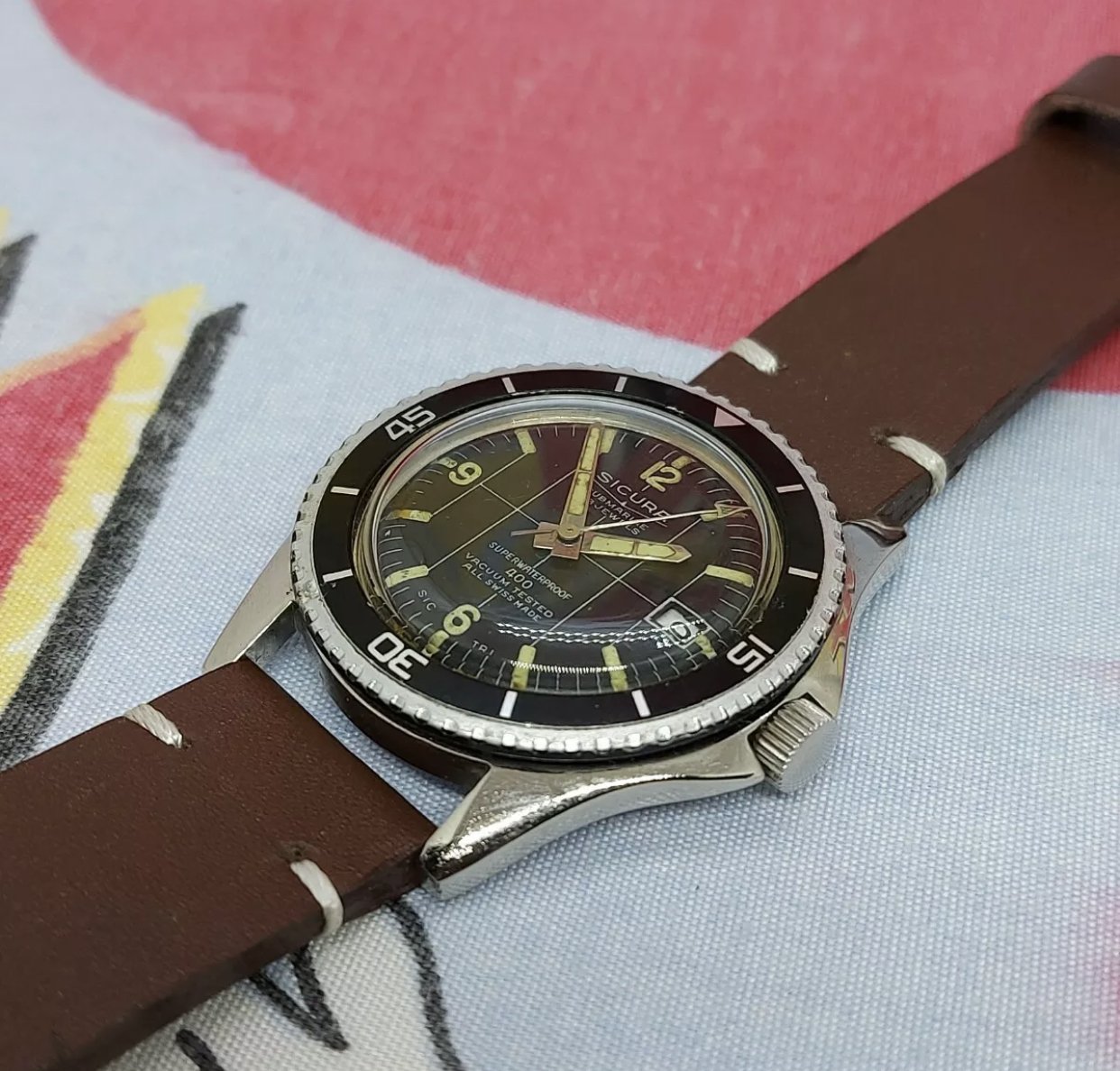FS: Vintage Sicura (Breitling) Submarine 400 Diver | WatchCharts 