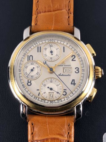 Maurice Lacroix Masterpiece Croneo Automatik Chronograph St Gold