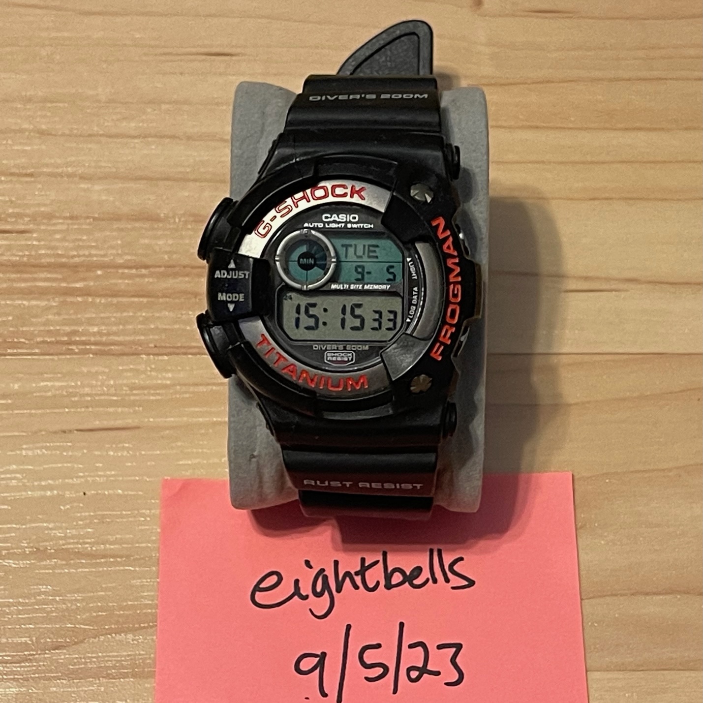 WTS] Casio G-Shock DW-9900-1A Titanium Frogman Black 9900 Series