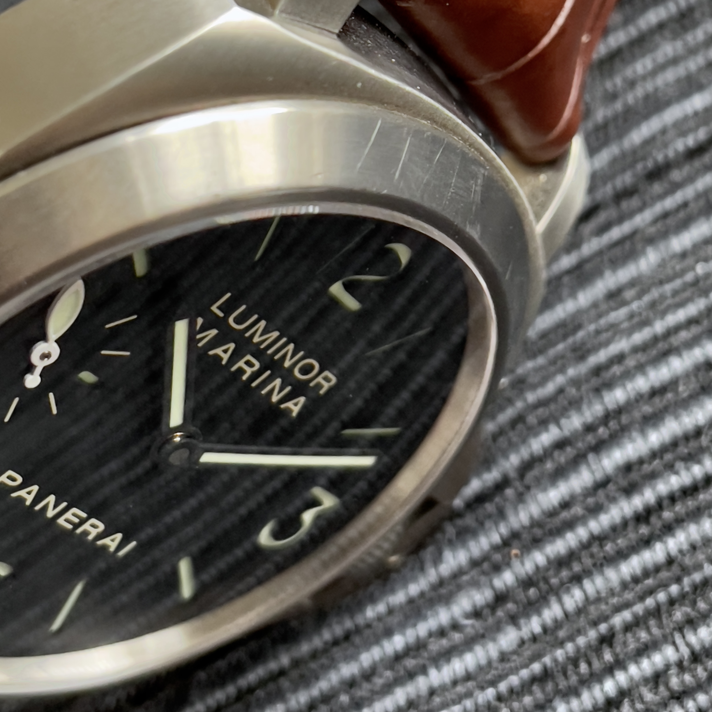 Panerai PAM 177 Luminor Marina Titanium Full Kit with Original