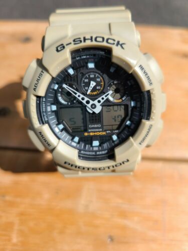 Casio G-Shock Sand Desert Military Watch GA100SD-8A NEW BATTERY! EUC! NO  RSRV! | WatchCharts Marketplace