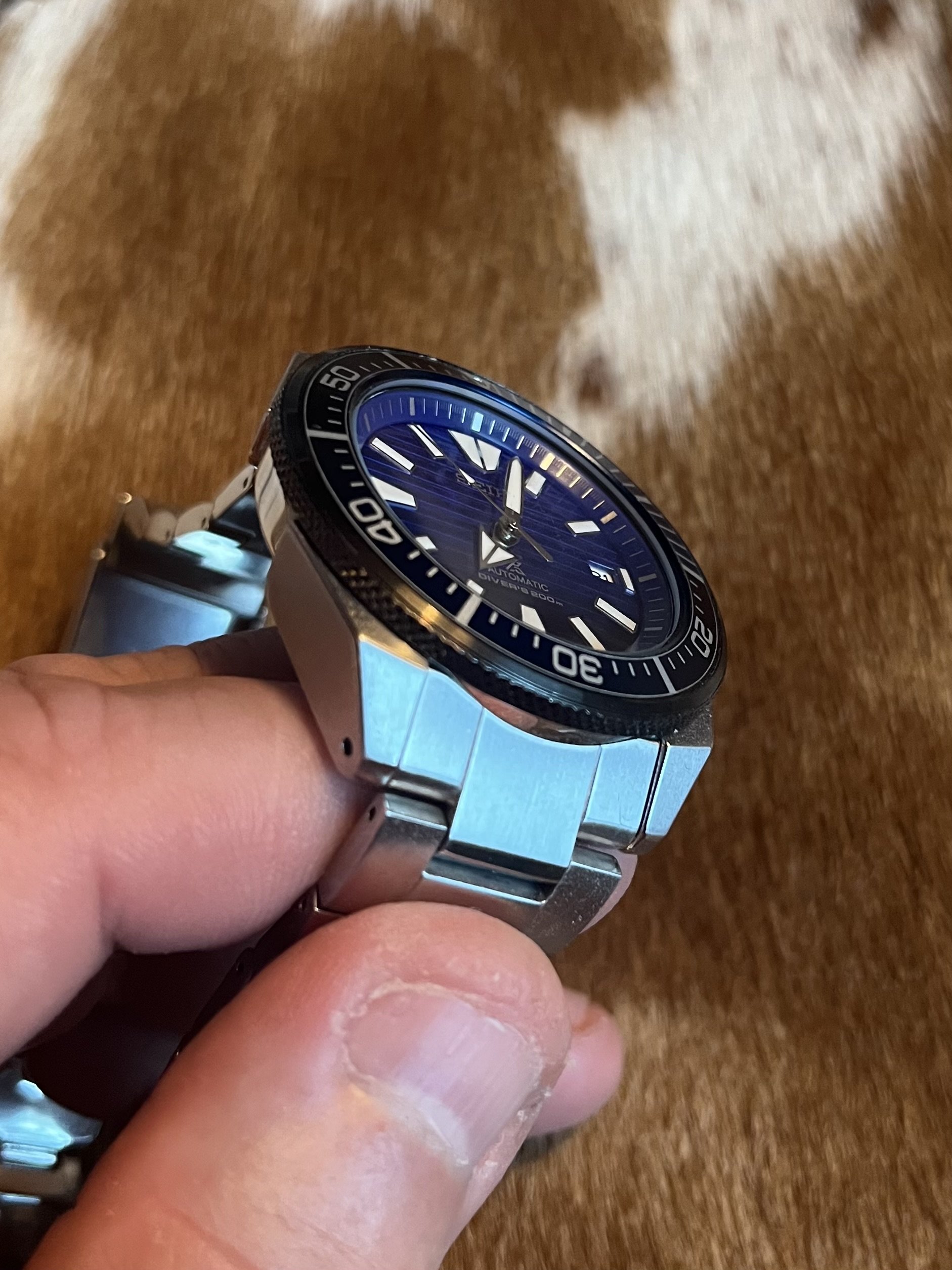 Seiko SRPC93 Blue Samurai WatchCharts Marketplace