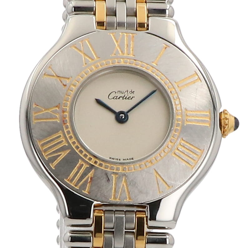 Wrapping target] Cartier CARTIER Must 21 Vantian 123000P watch SS