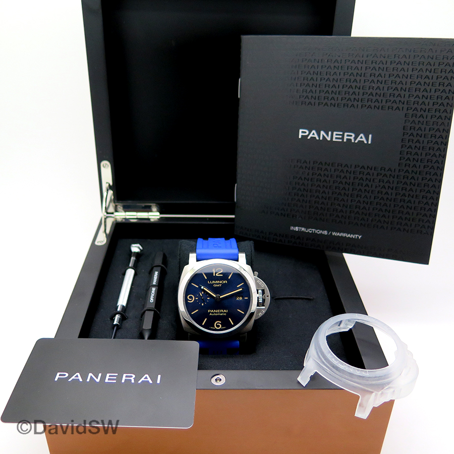 FS Panerai PAM 1033 LUMINOR 1950 3 DAYS GMT STAINLESS STEEL BLUE DIAL WatchCharts Marketplace