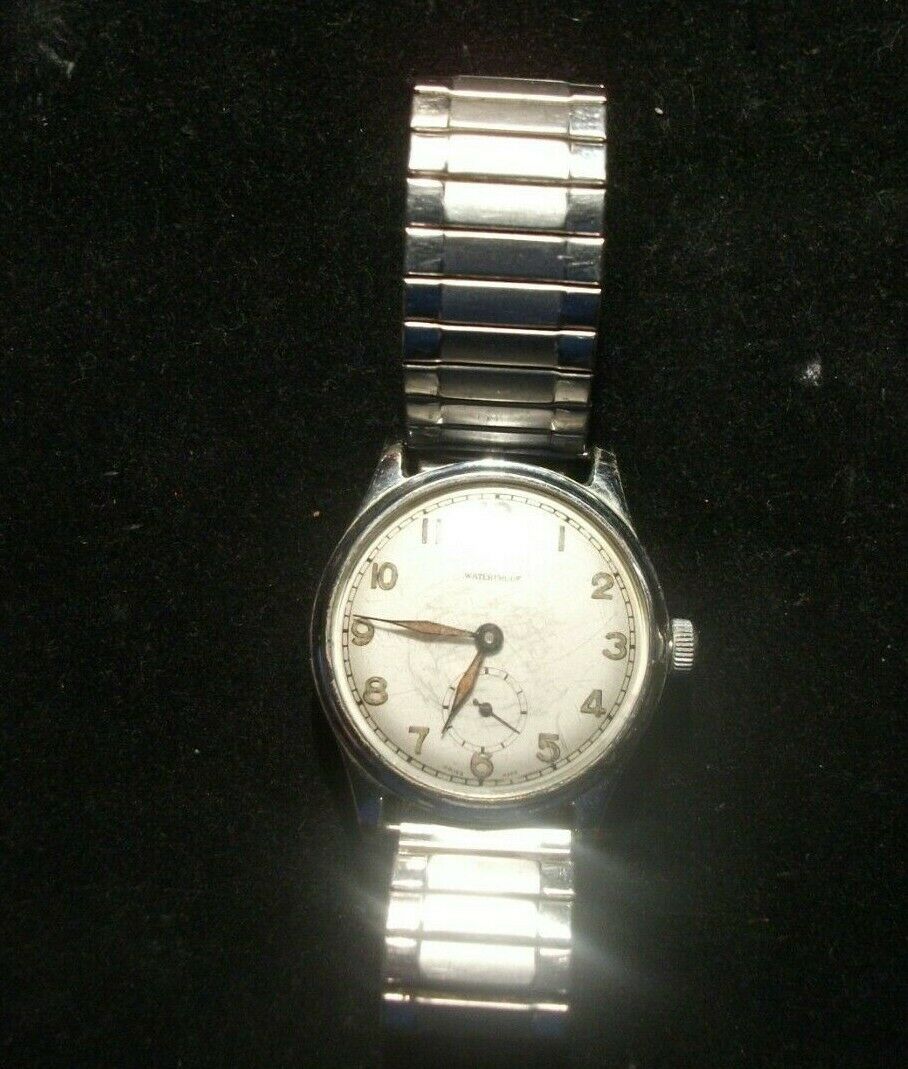 Vintage Swiss Made FOND ACIER INOXYDABLE quality Mens Watch 