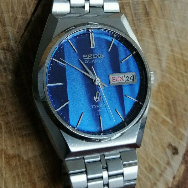 Seiko Quartz Type II, 7123-7010, blue dial, XBA900 | WatchCharts
