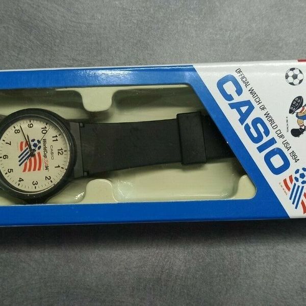 Casio SWC-02 World Cup 94 USA Original Box Wrist Watch Stainless