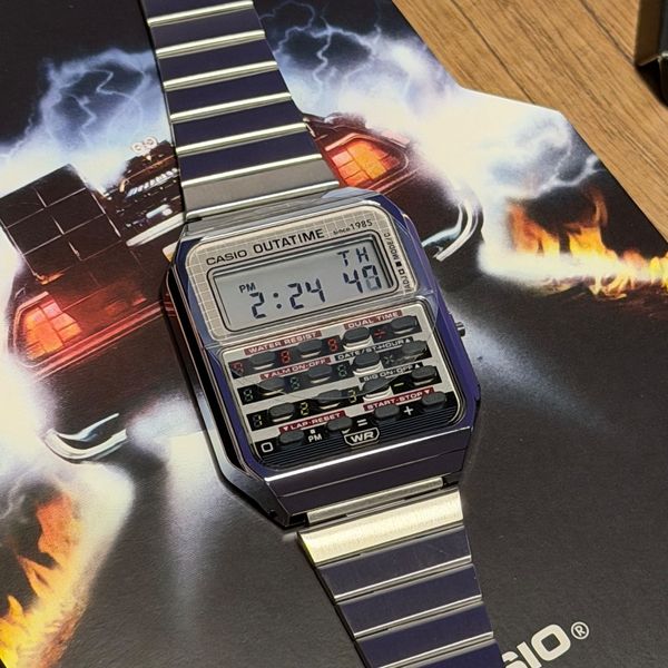 Casio Back To The Future Limited Edition | CA-500WEBF-1AER | Ready to ...