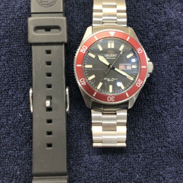 Orient Kano Modded Watch Double Dome Sapphire/ Strapcode Bracelet