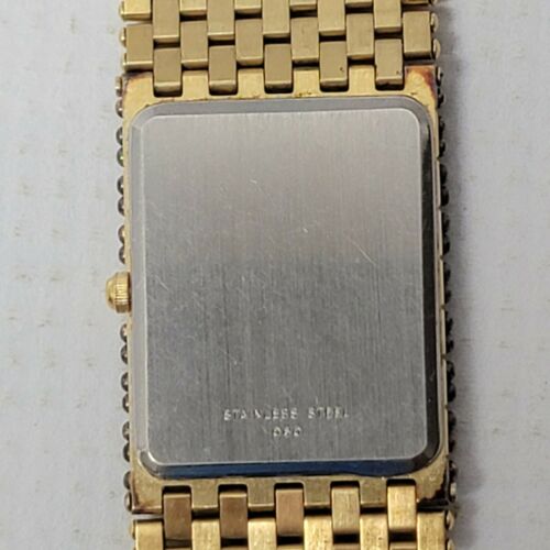 Longines QWR HT1965 Swiss 1500 Gold Rectangular Dress Watch