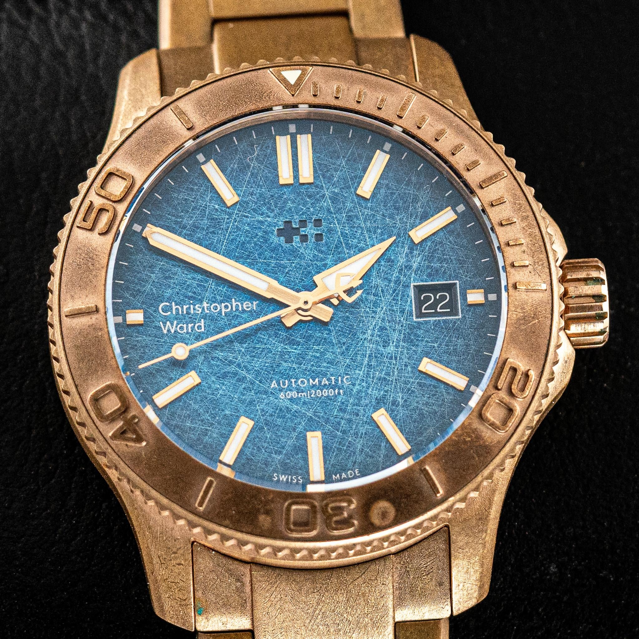 Christopher ward c60 online trident bronze