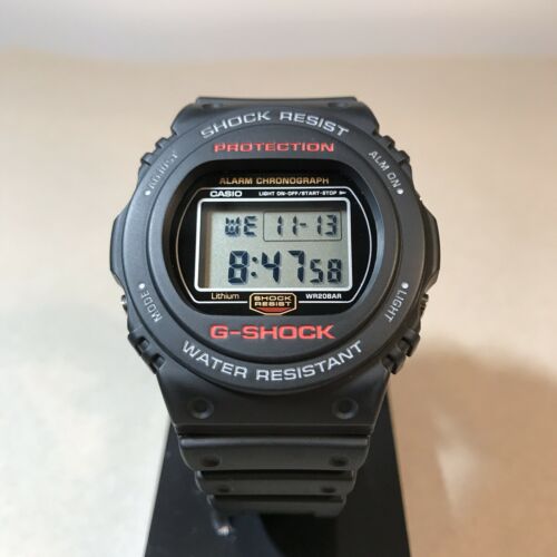 Casio G-SHOCK DW-5700-1JF Watch — 2001 Reissue With Brand New