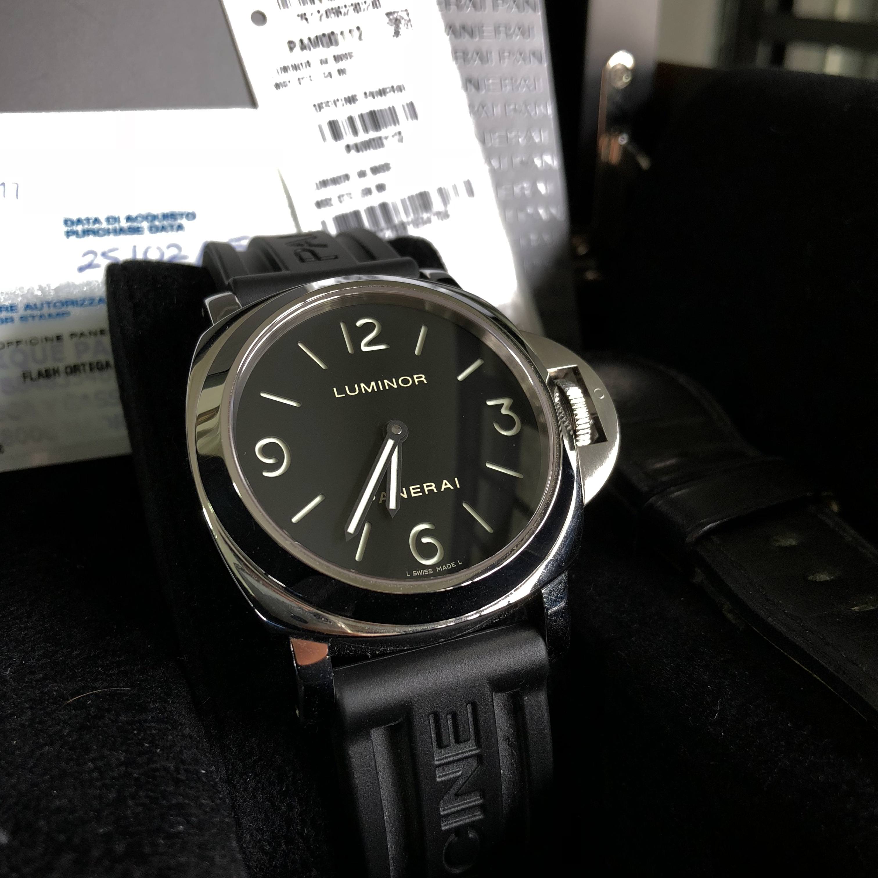 WTS Mint Panerai PAM 112 R Series FULL SET TRIPLE BOX Discontinued