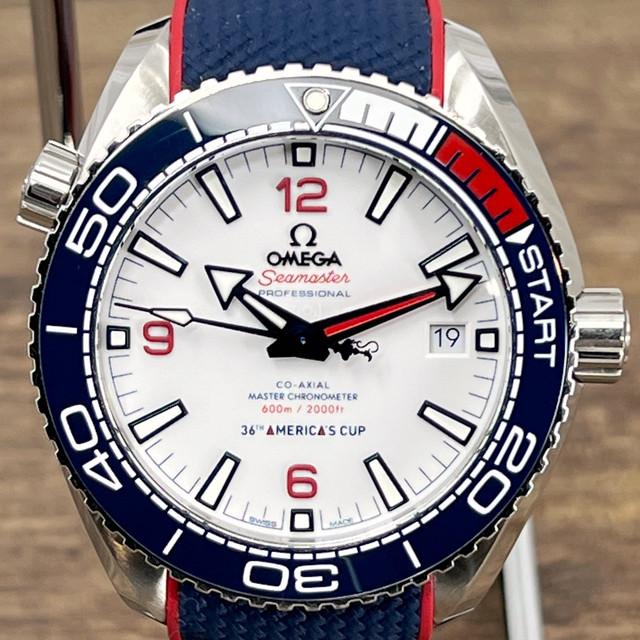 Pre-Owned Omega Seamaster Planet Ocean 600M America's Cup Limited Edition  215.32.43.21.04.001