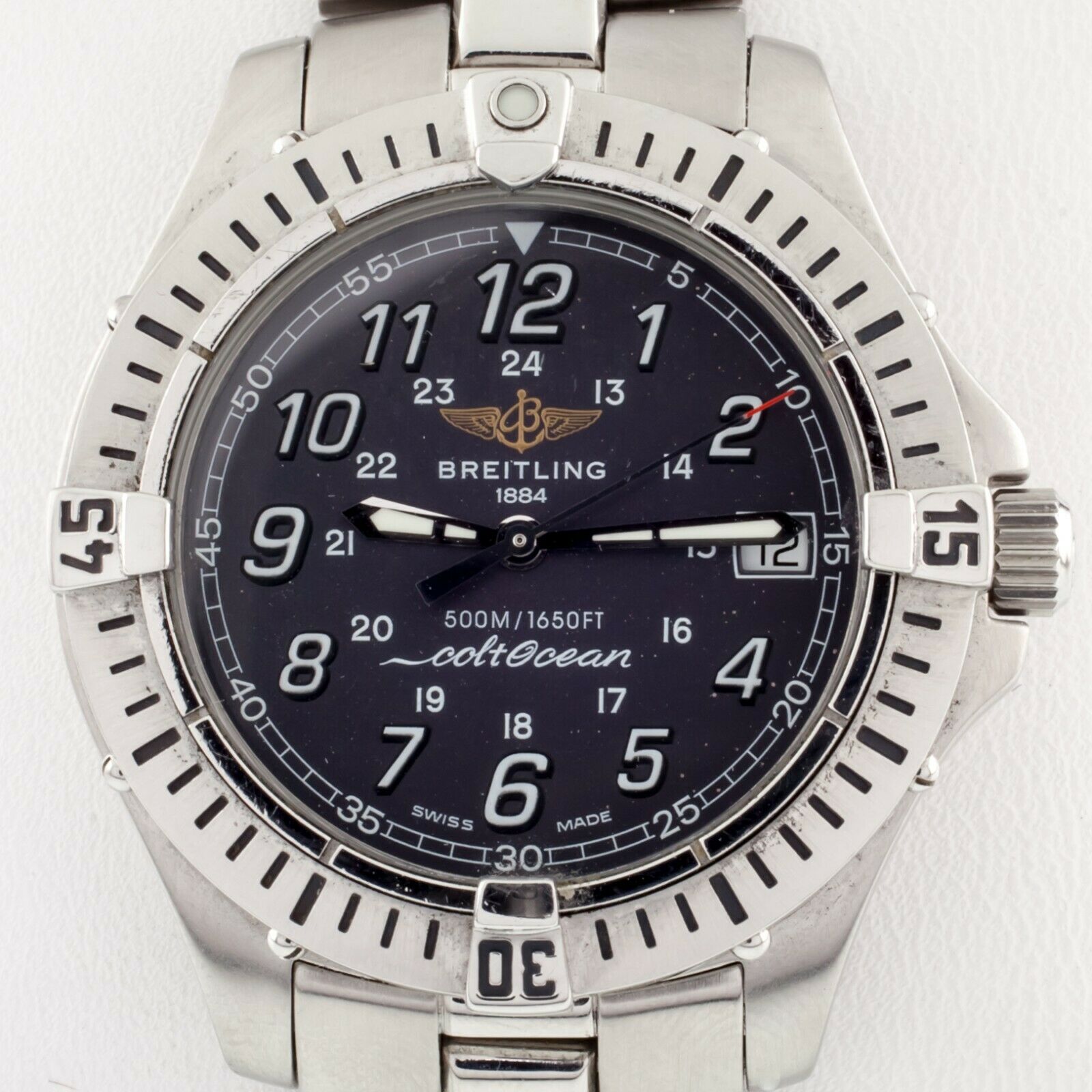 Breitling Men's Colt Ocean Stainless Steel Quartz Watch A64050