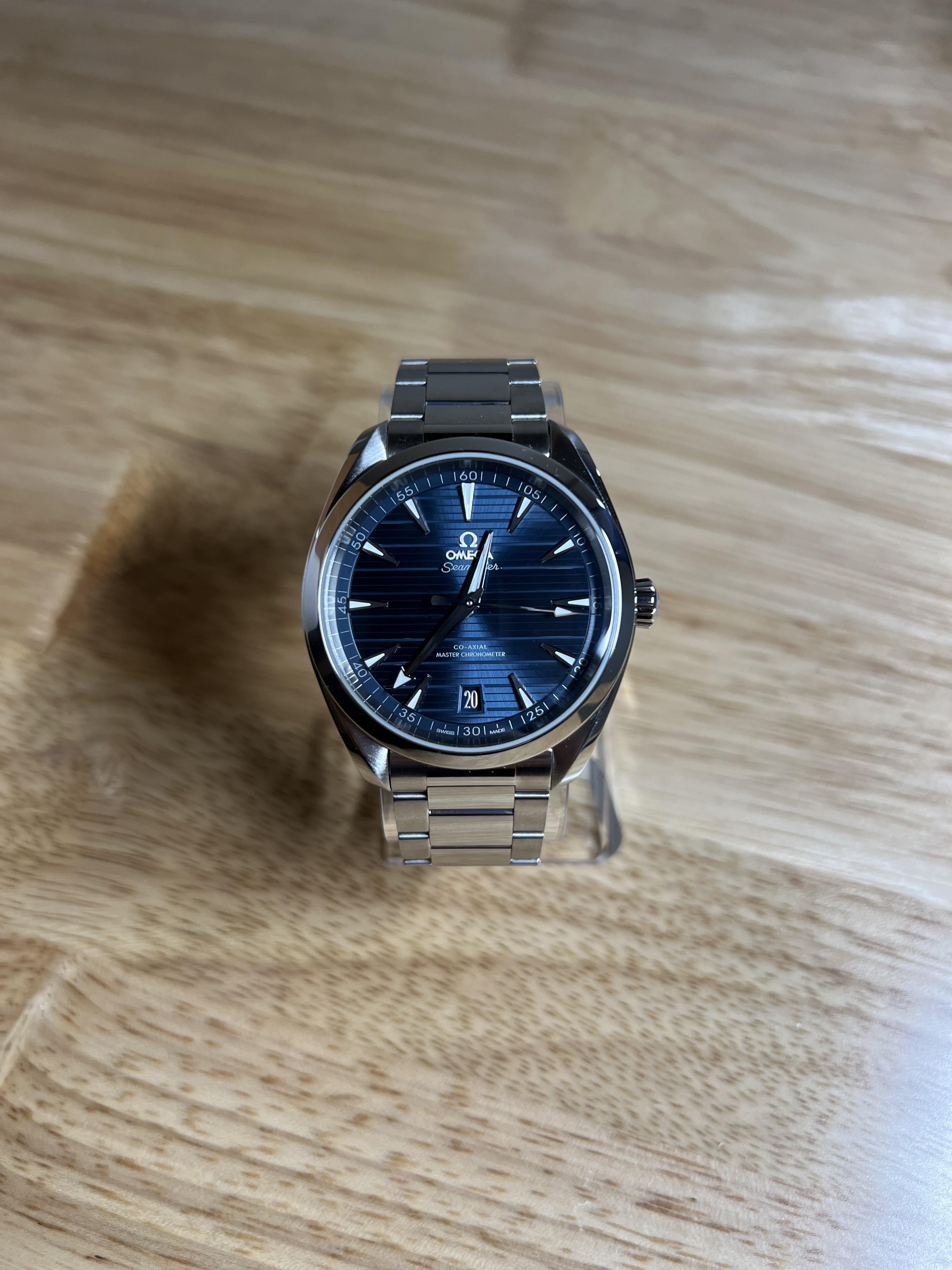 Omega Aqua Terra 41 mm Watch in Blue Dial