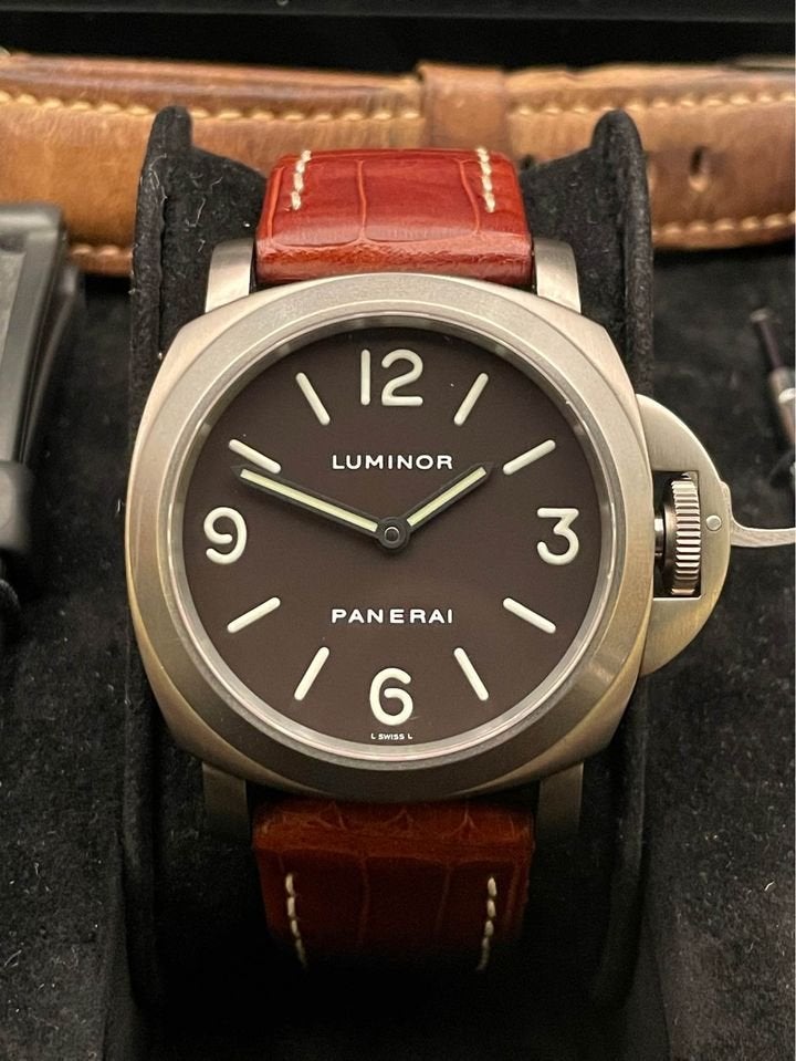 Panerai PAM00055 Titanium Base Full Set w Straps WatchCharts