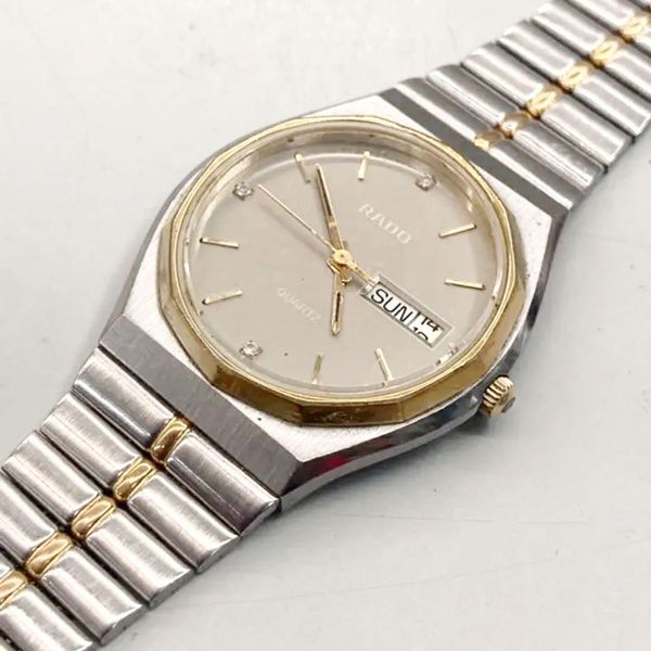 Rado Quartz 114.4005.4S Day/Date Vintage Men's Watch wl48075 | WatchCharts  Marketplace