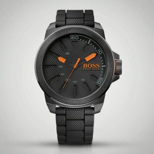 Hugo Boss Orange 1513004 New York Leather Strap Men s Watch HB.221.1.34.2625 WatchCharts Marketplace