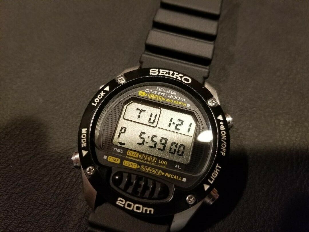 seiko scuba diver 200m digital