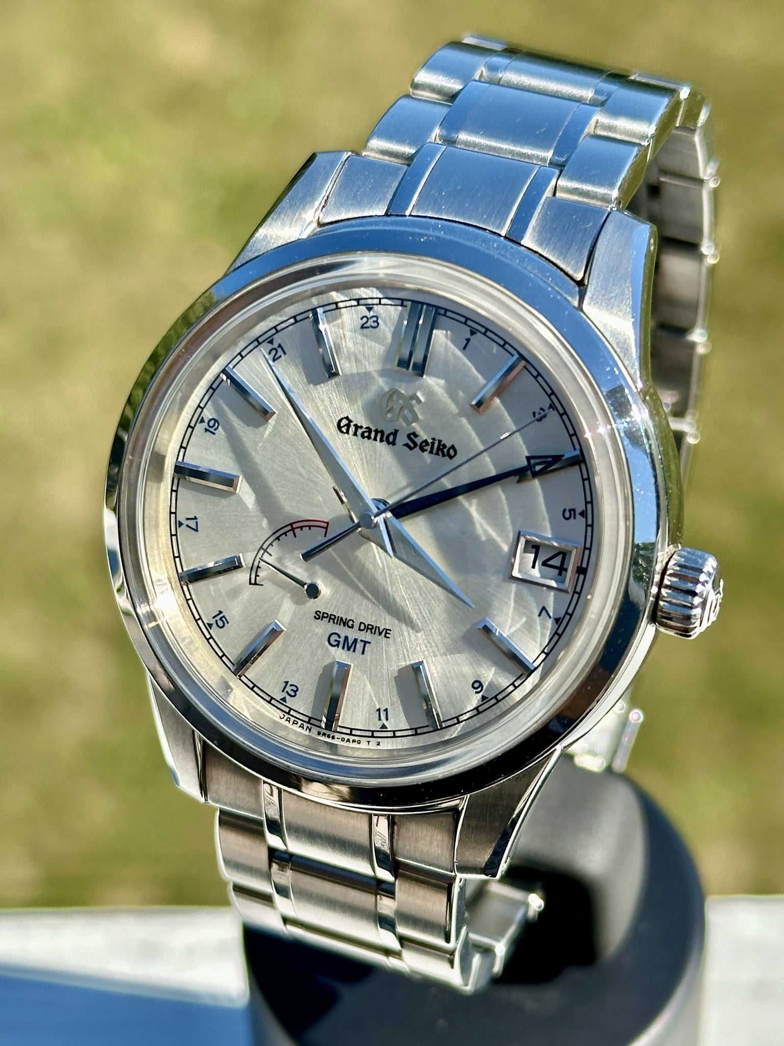 WTS Grand Seiko SBGE225 Elegance Case Spring Drive GMT 9R66 Movement Double boxed with manual Sapphire Display Back 2022 Grand Seiko Service WatchCharts Marketplace