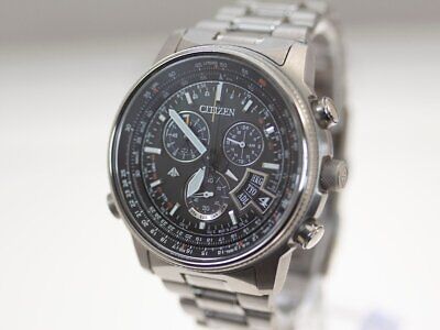 CITIZEN PROMASTER Sky BY0080-57E Solar Radio Black Dial Titanium ...