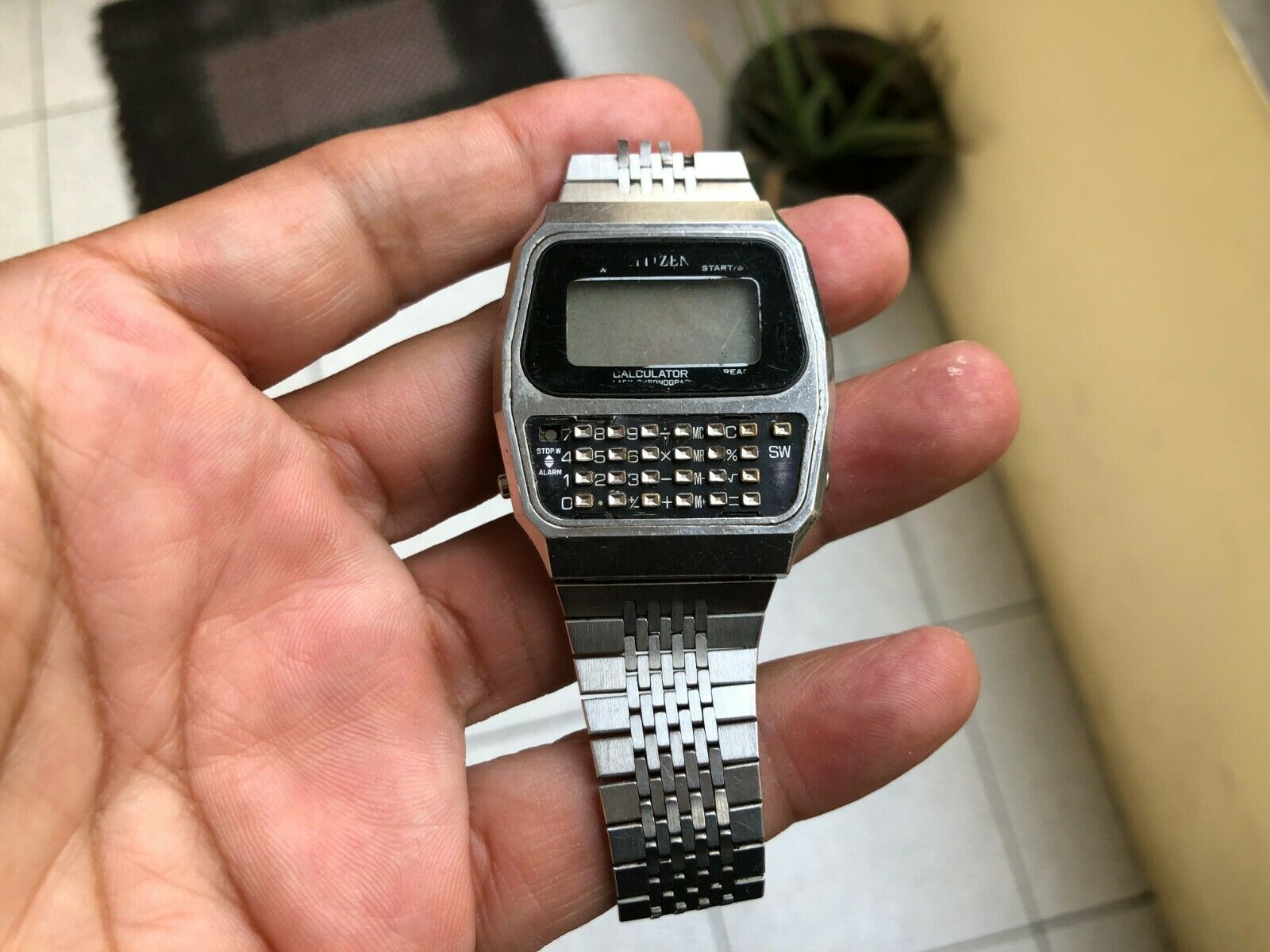 VINTAGE CITIZEN CALCULATOR WATCH 49 9714 FOR REPAIR JAPAN MADE WatchCharts