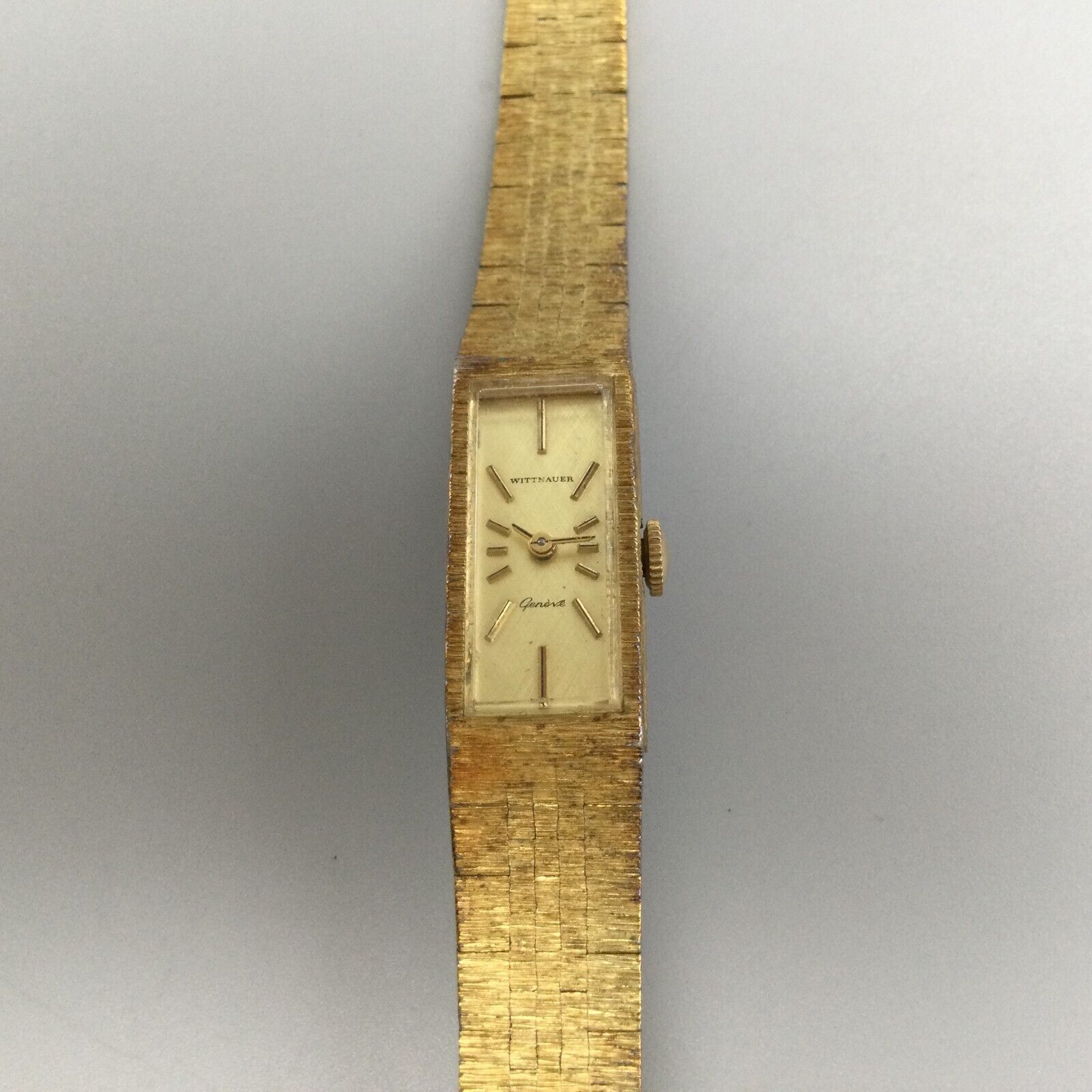 Vintage Wittnauer Geneve Watch Women Gold Tone Swiss  display picture 2