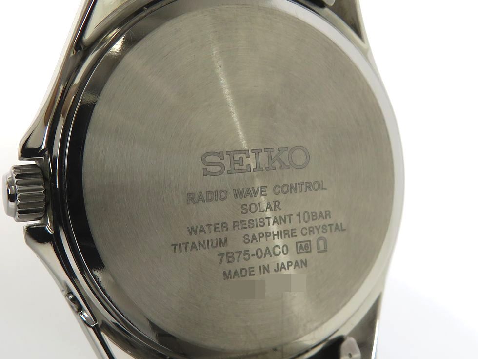 [New Arrival] Seiko SBTM329/7B75-0AC0 Seiko Selection Titanium Solar Radio  Men's Watch [Ikebukuro Store] [Used] | WatchCharts