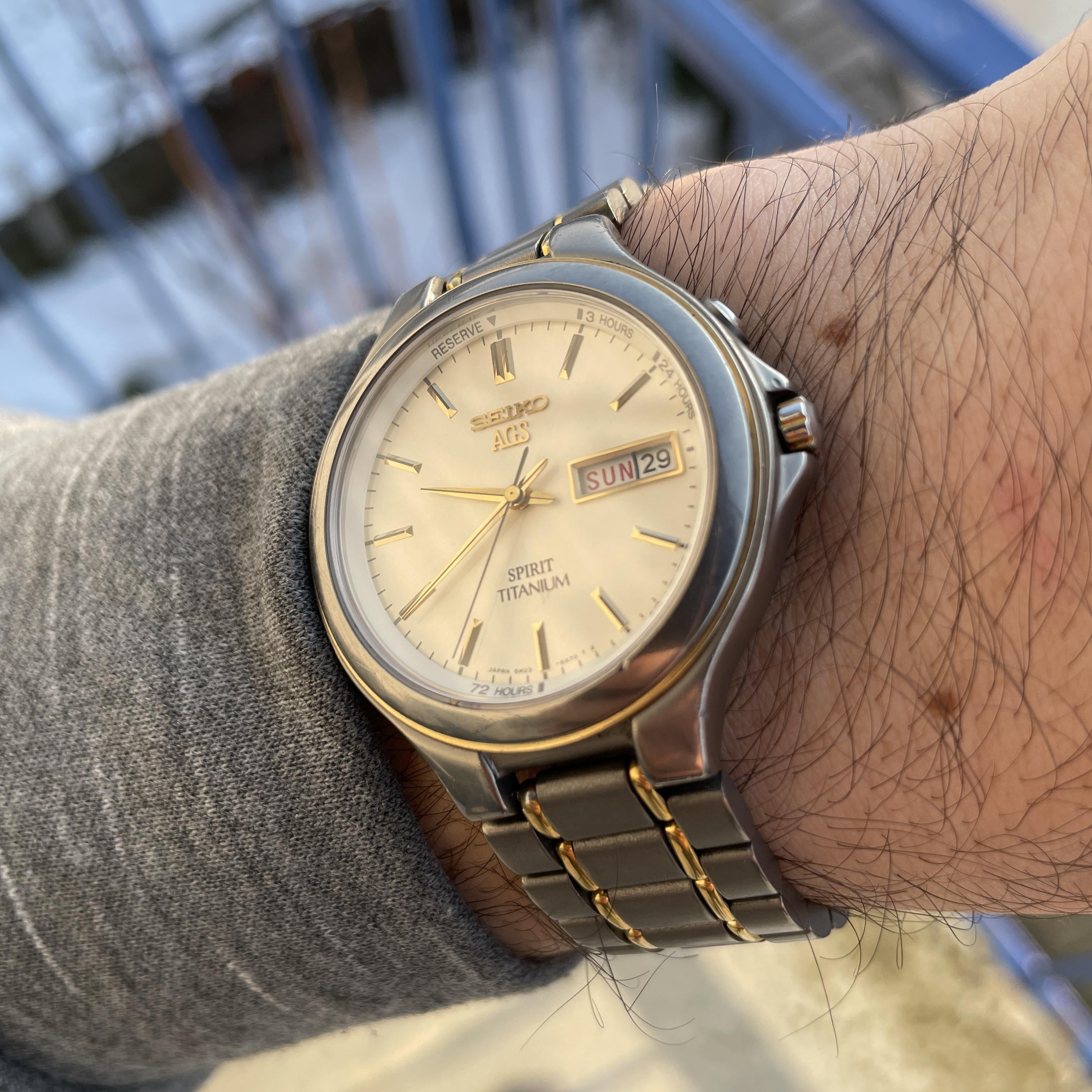 WTS] Seiko AGS Titanium 90s 5M23-6A50 | WatchCharts Marketplace
