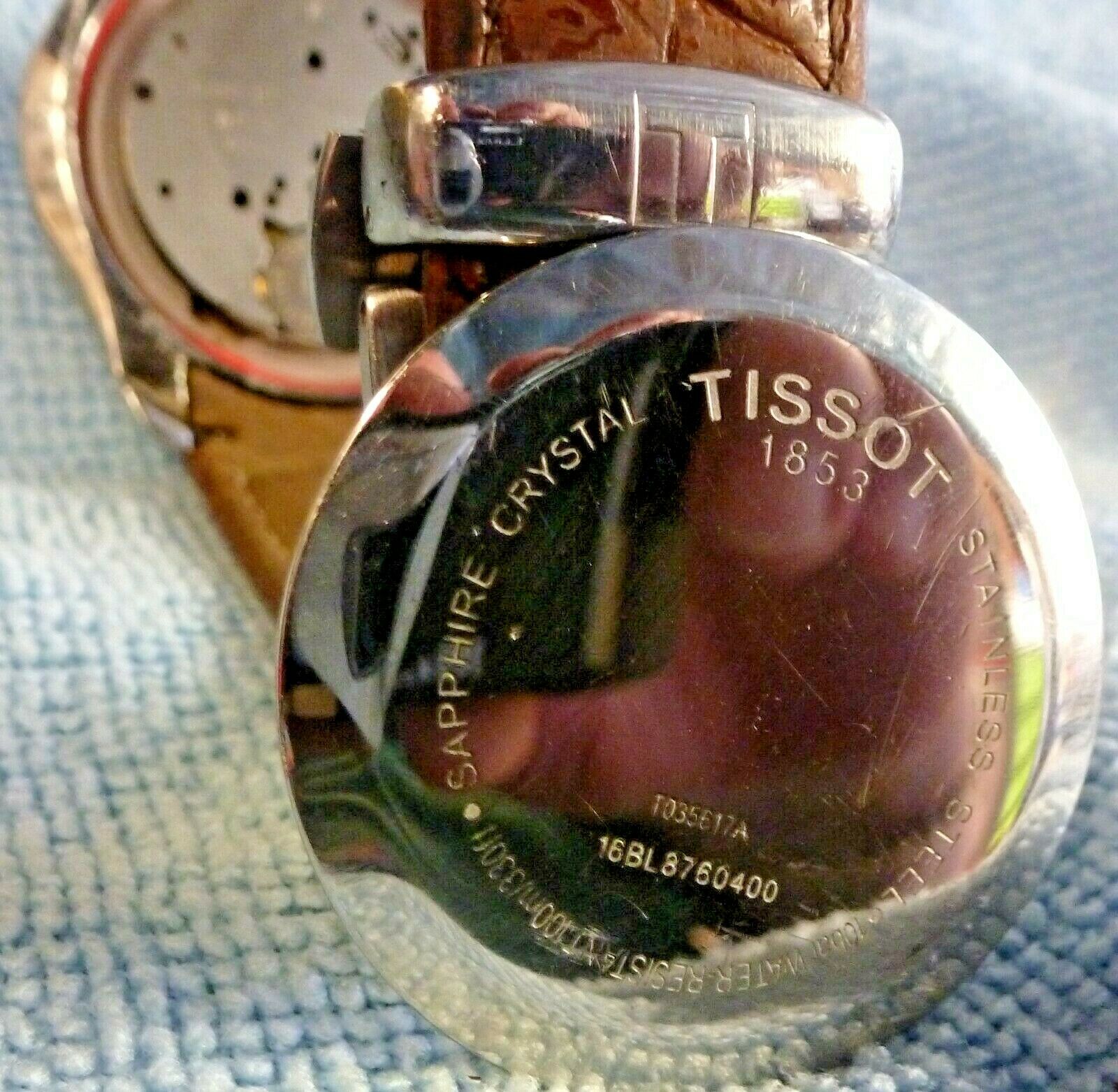 TISSOT COUTURIER CHRONOGRAPH 4 JEWELS NEW BATTERY BATTERY