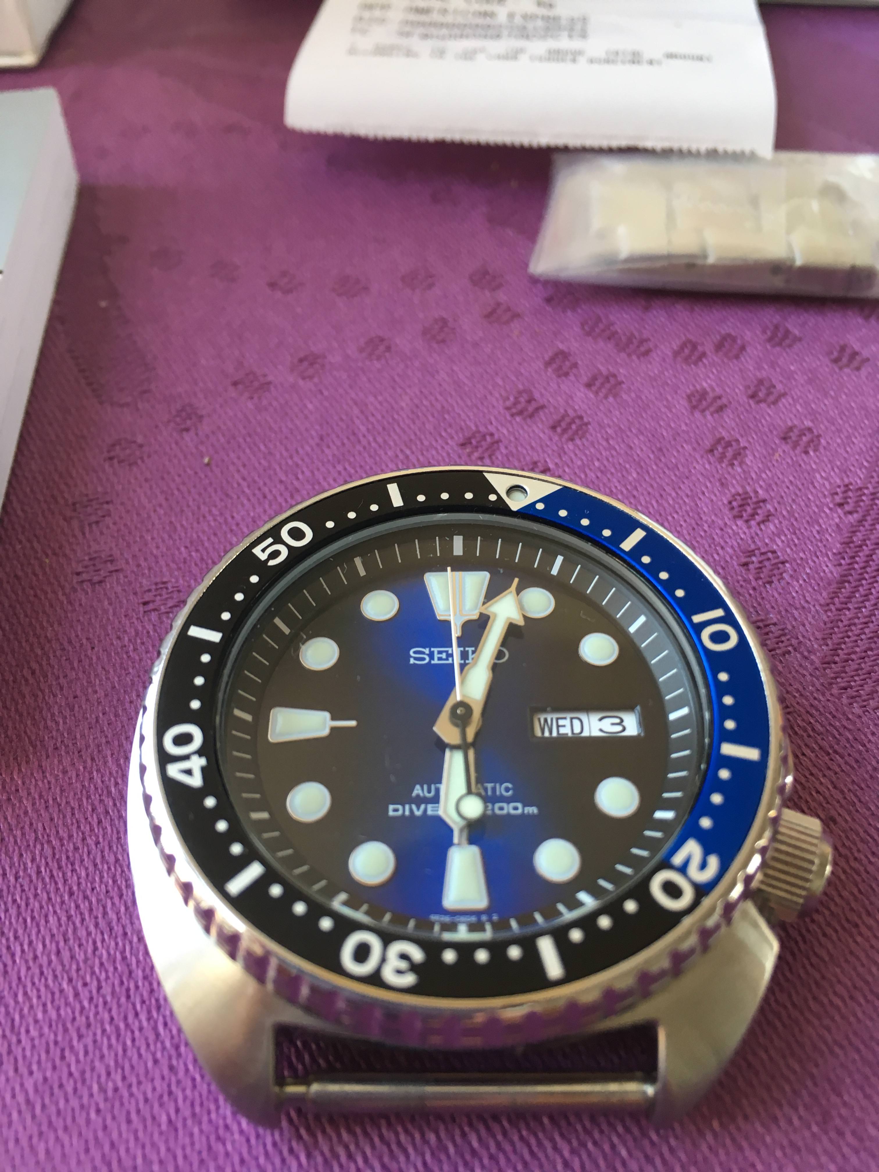 WTS Seiko SRPC25 Deep Blue Turtle full set 350 located in EU