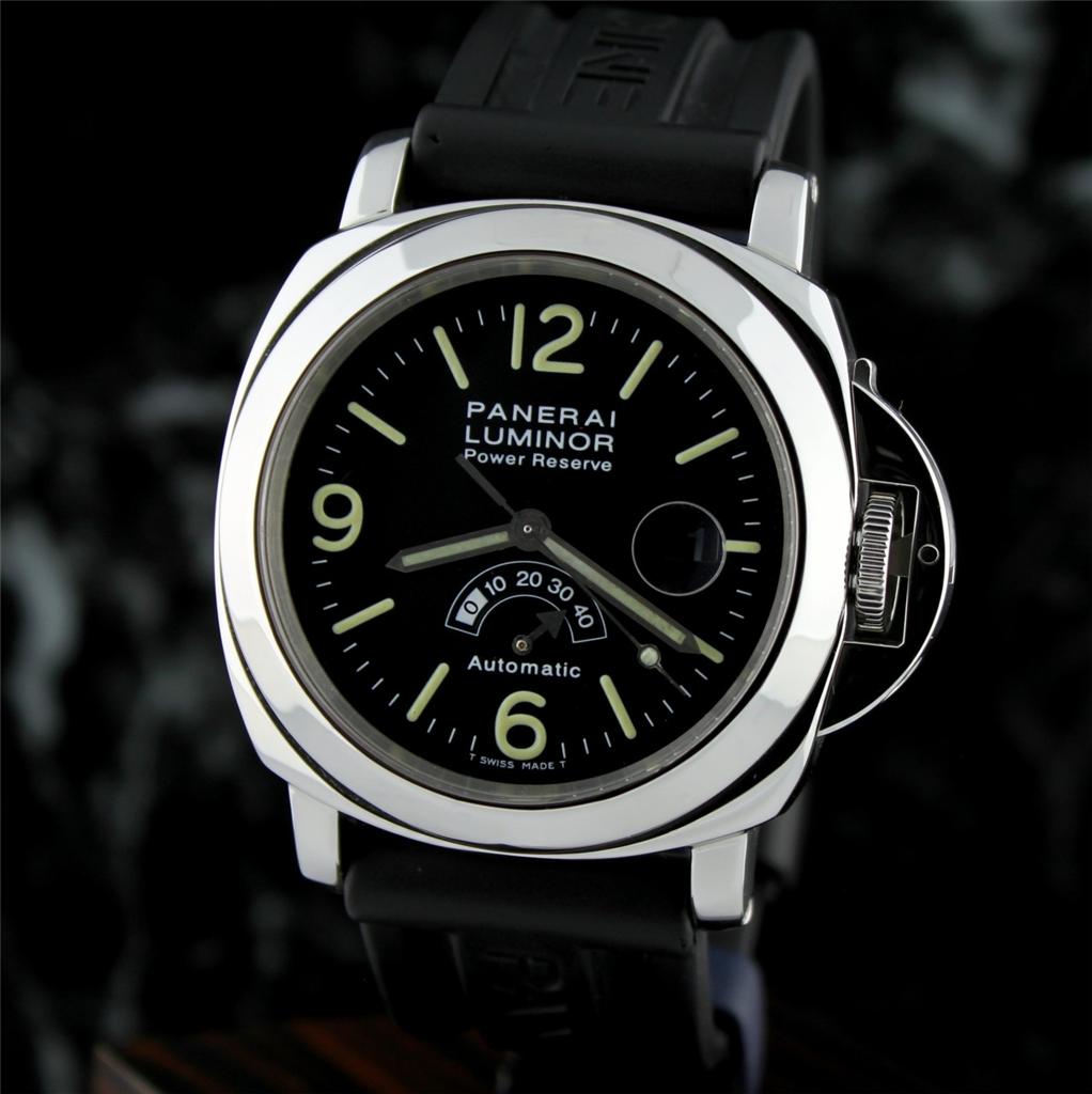 fs: Panerai PAM 27 A Tritium Dial 'Silver Arrow' LUMINOR POWER RESERVE ...