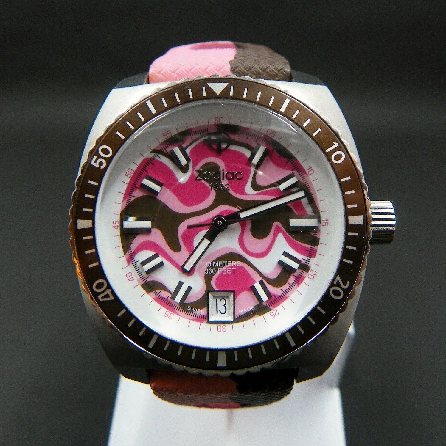 Limited Edition Zodiac Sea Dragon Pink Camo ZO2295 Swiss  display picture 2