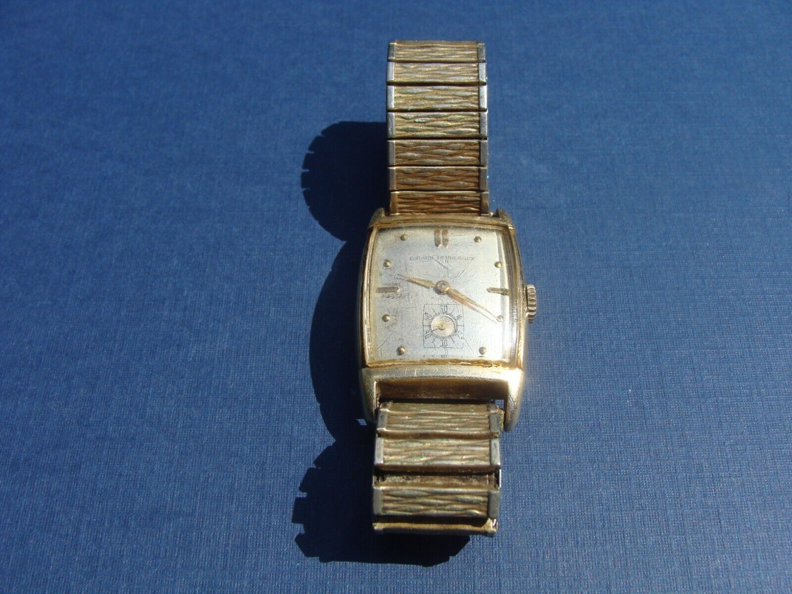 GIRARD PERREGAUX 10K GOLD FILLED WATCH MODEL 1791 BAND GOLDFILLED