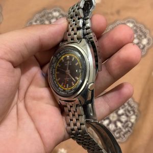 Orient World Time Automatic Vintage 469EE6-71 From Japan Free