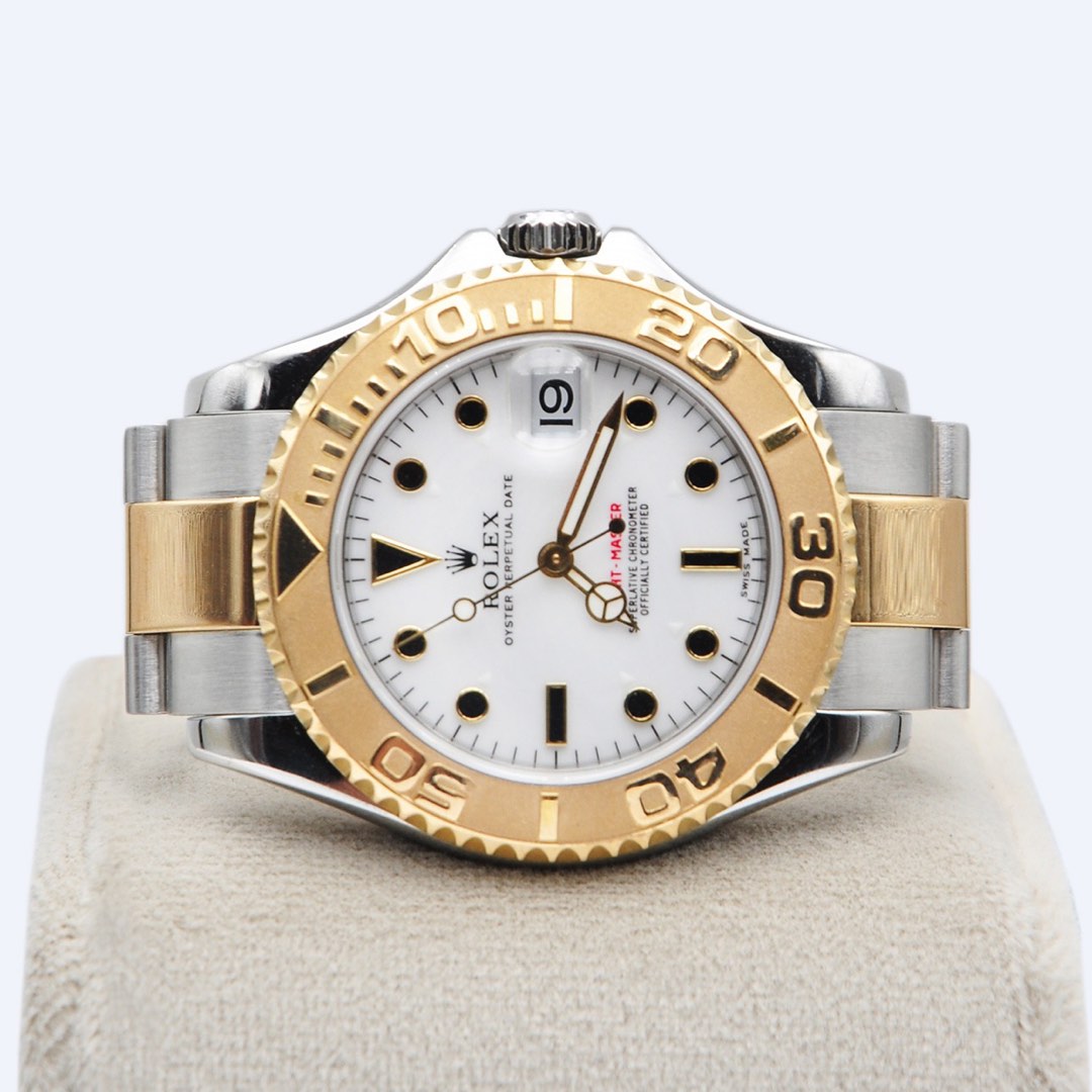 Rolex yacht master half gold sale