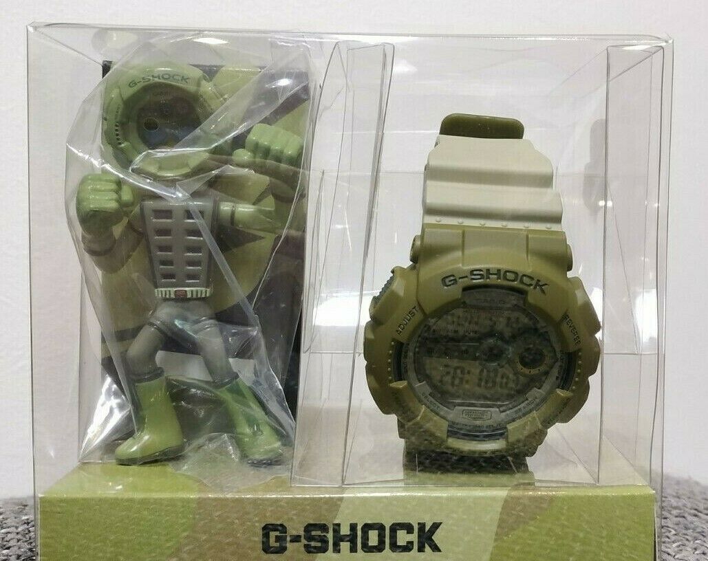 RARE LIMITED EDITION CASIO G-SHOCK GD-100 ps-3jr G-MAN FIGURE