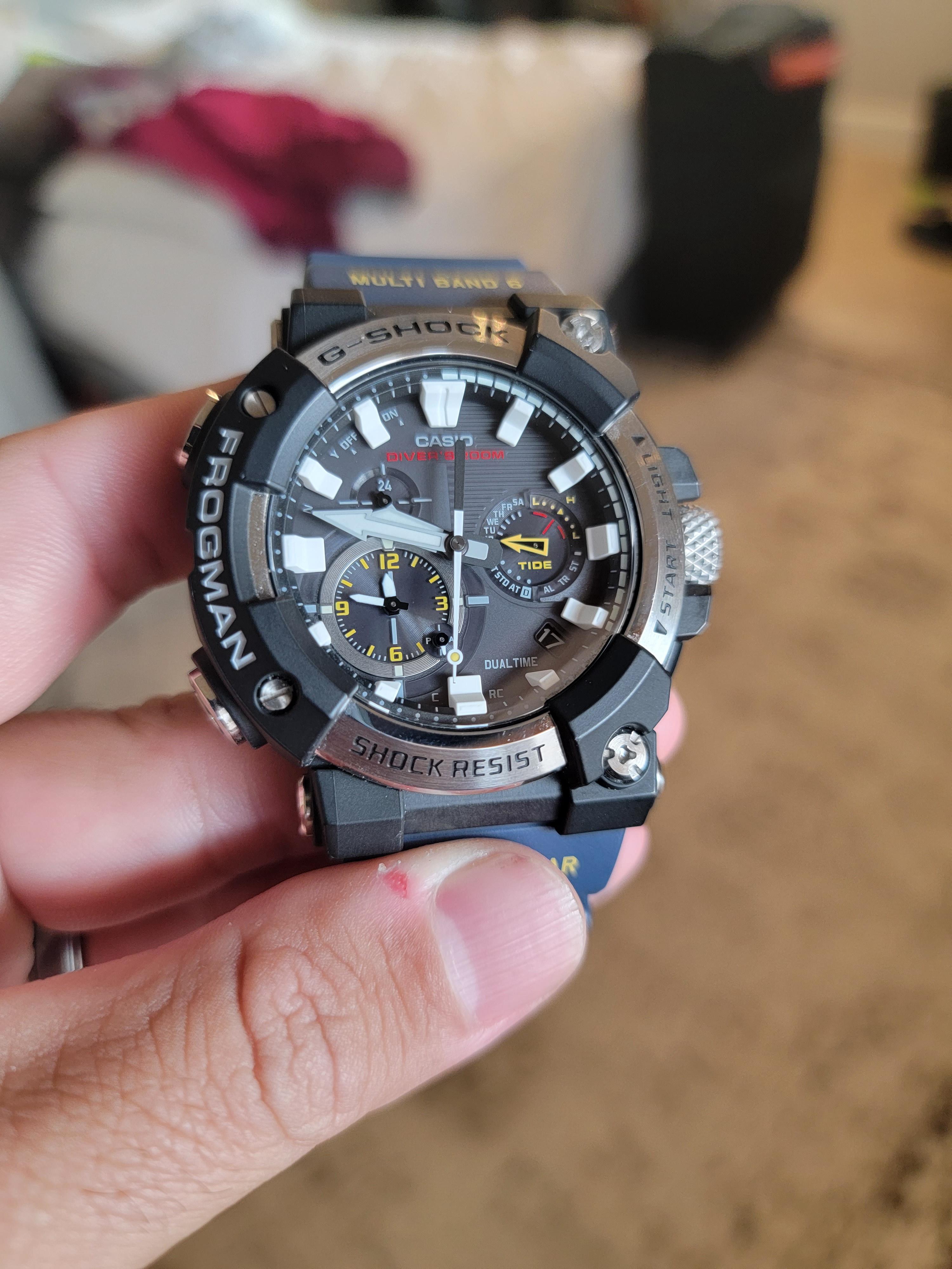 WTS] Casio G-Shock GWFA1000-1A2- Blue Frogman | WatchCharts