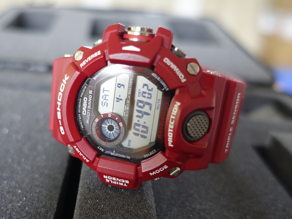 FS: Casio G-Shock Rangeman GW9400-1 with brand new RD (red) bezel