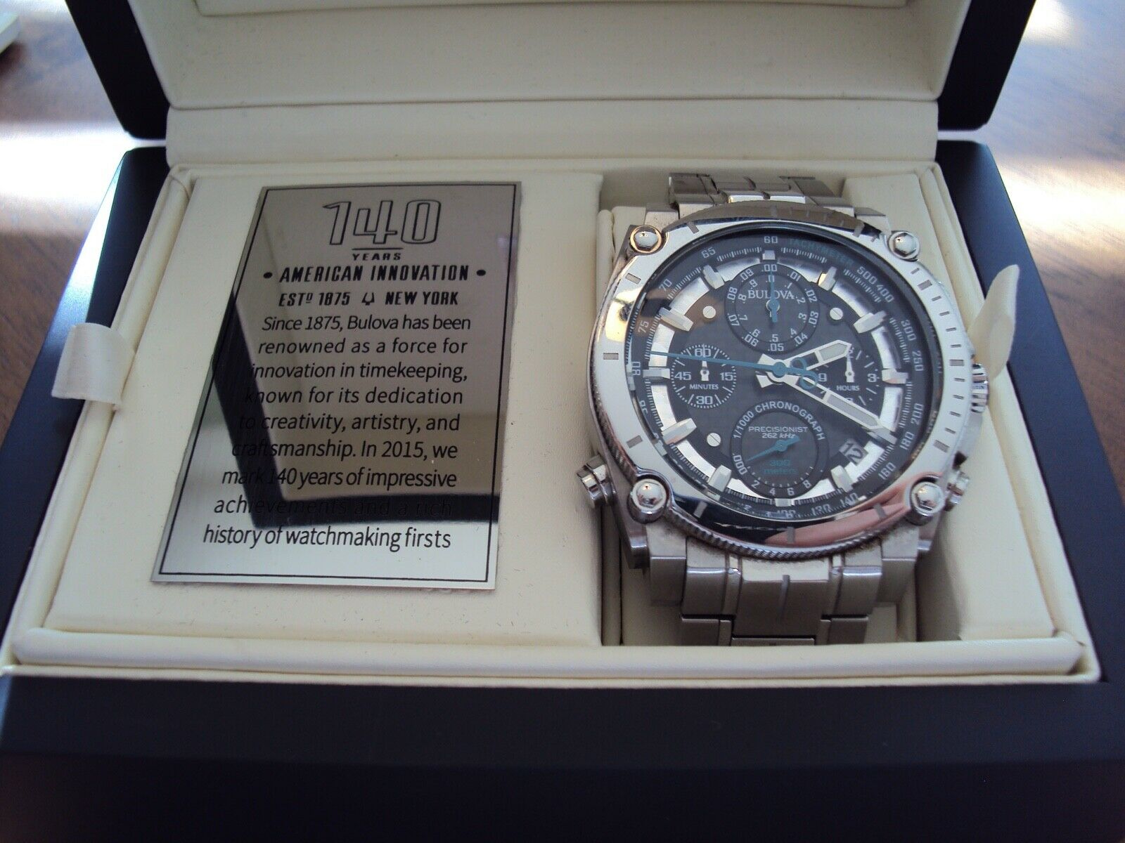 Bulova precisionist 140th on sale anniversary edition 96g241