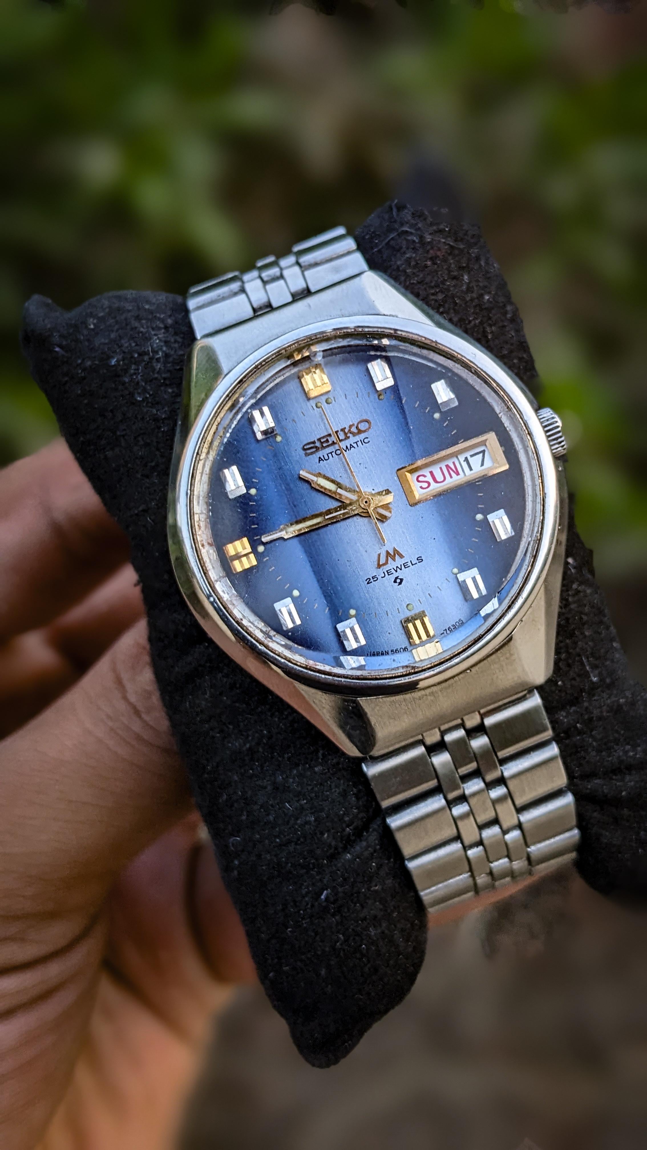 Seiko 5606 outlet 25 jewels